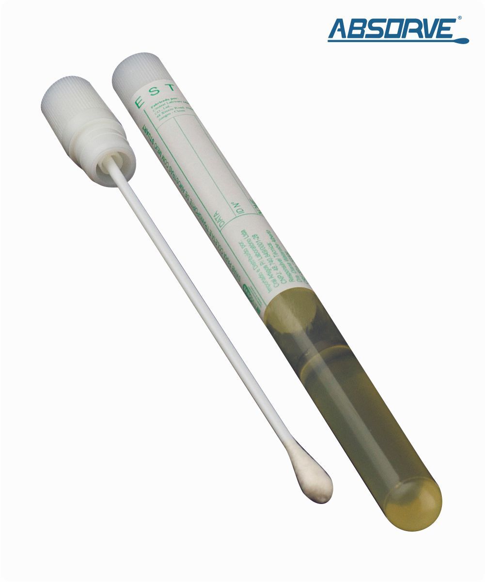 Swab plástico com Stuart