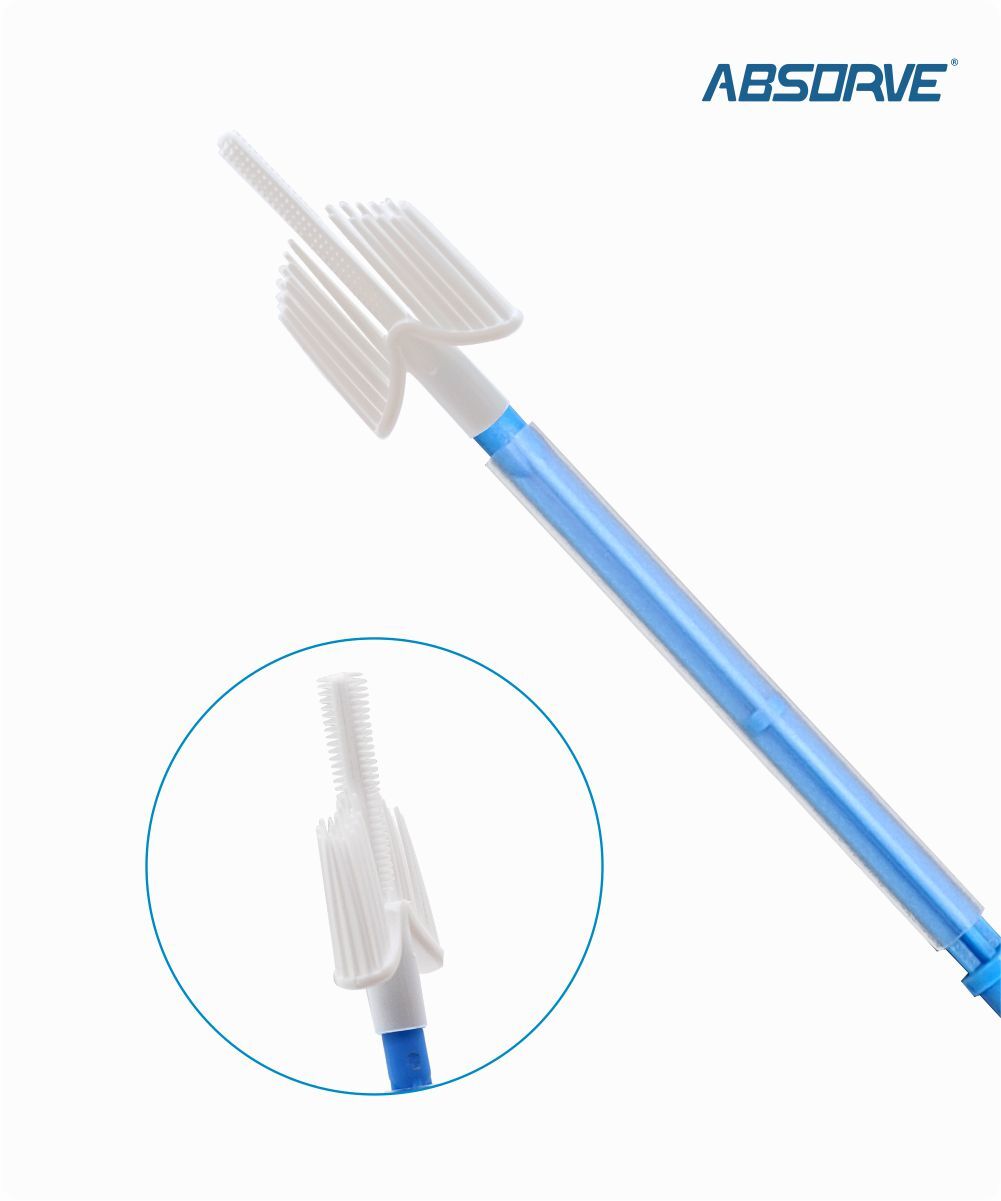 Escova cervical modelo combi estéril individual