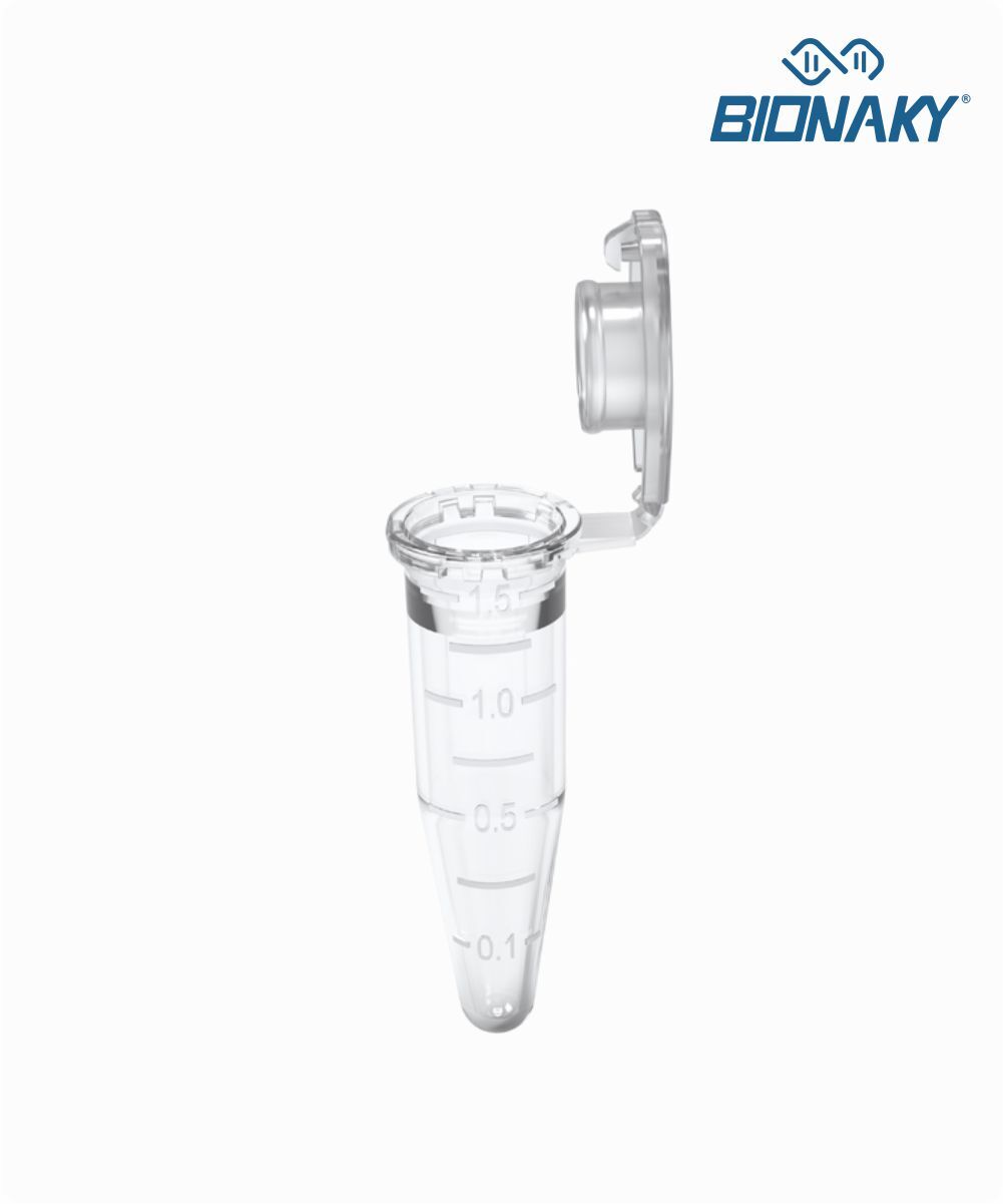 Microtubo para PCR de centrifugação graduado  1,5mL