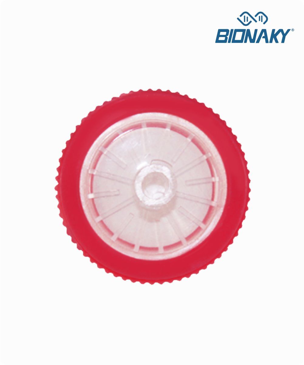 Filtro para seringa com membrana em PTFE hidrofílico 25mm - 0,45 micra