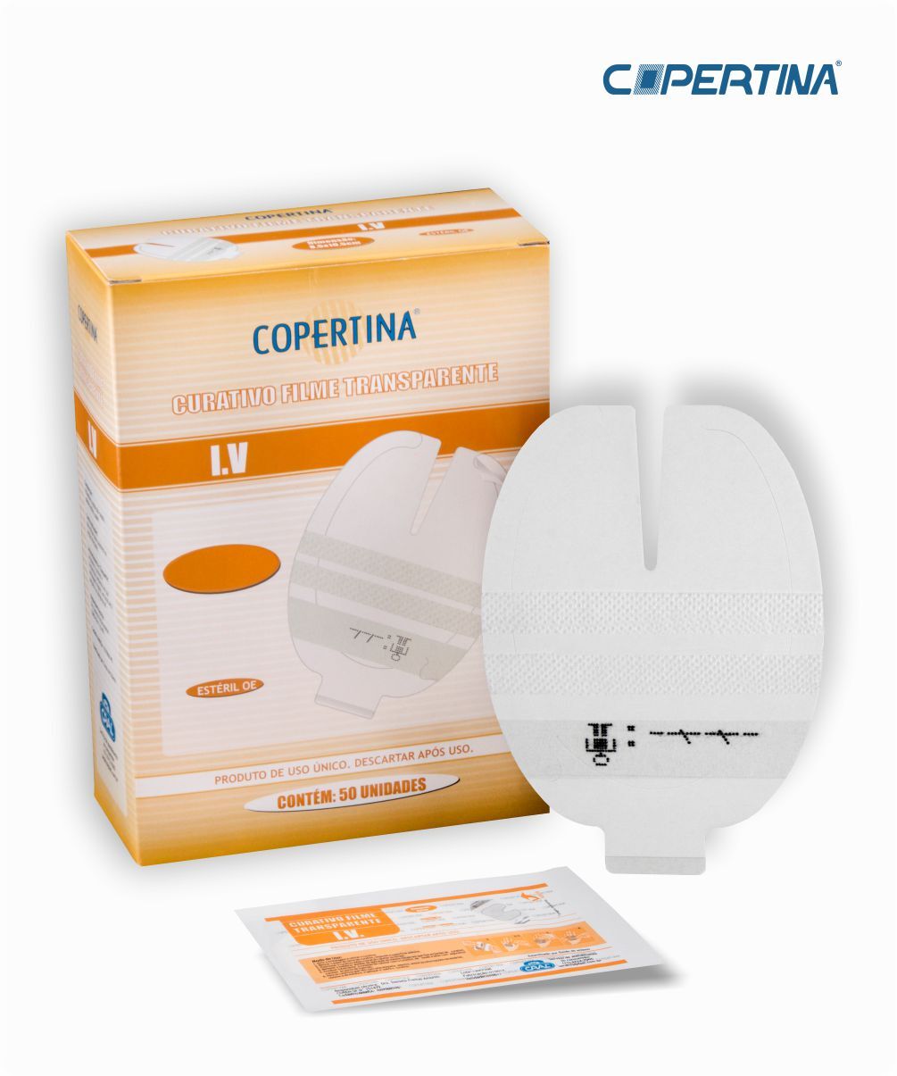 Curativo filme transparente  I.V 8,5 x 11,5cm