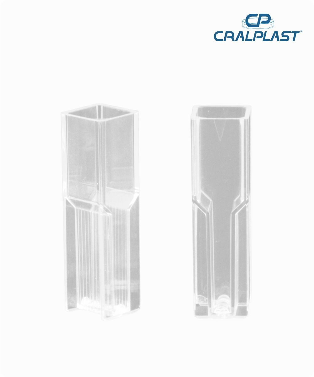 Cubeta para espectrofotômetro 1,5mL
