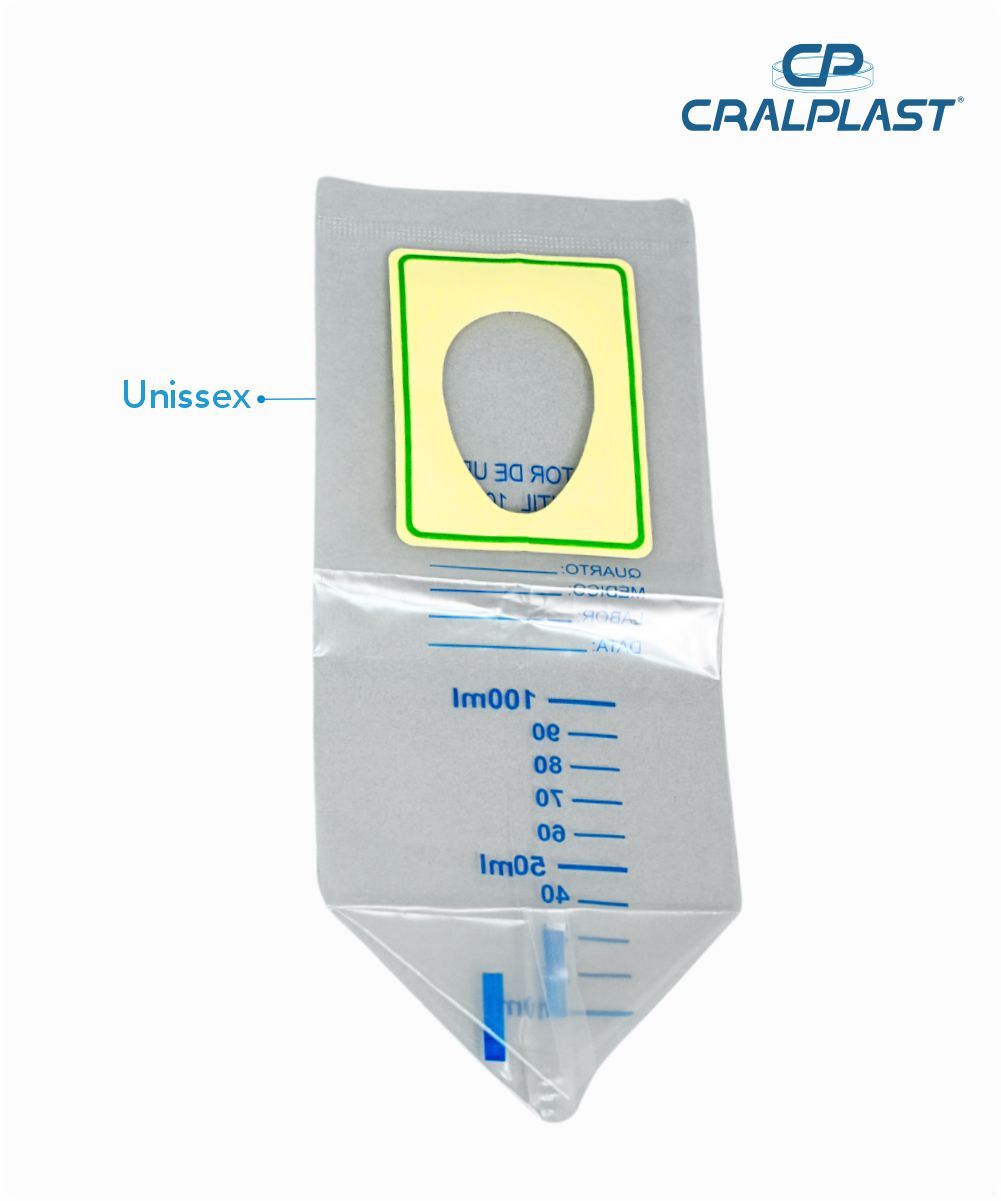 Coletor de urina 100mL infantil unissex