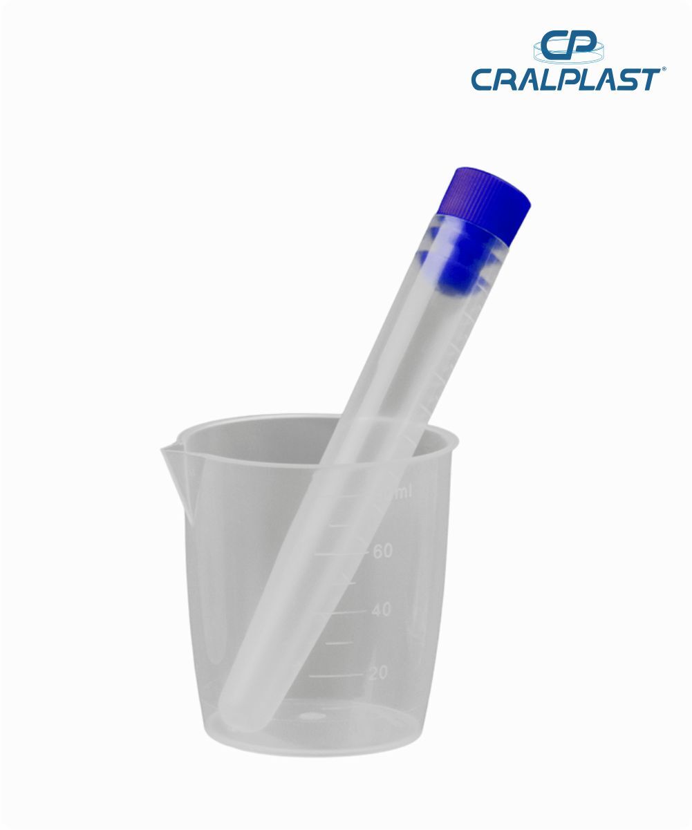 Kit para coleta de urina com tubo PP de 10mL