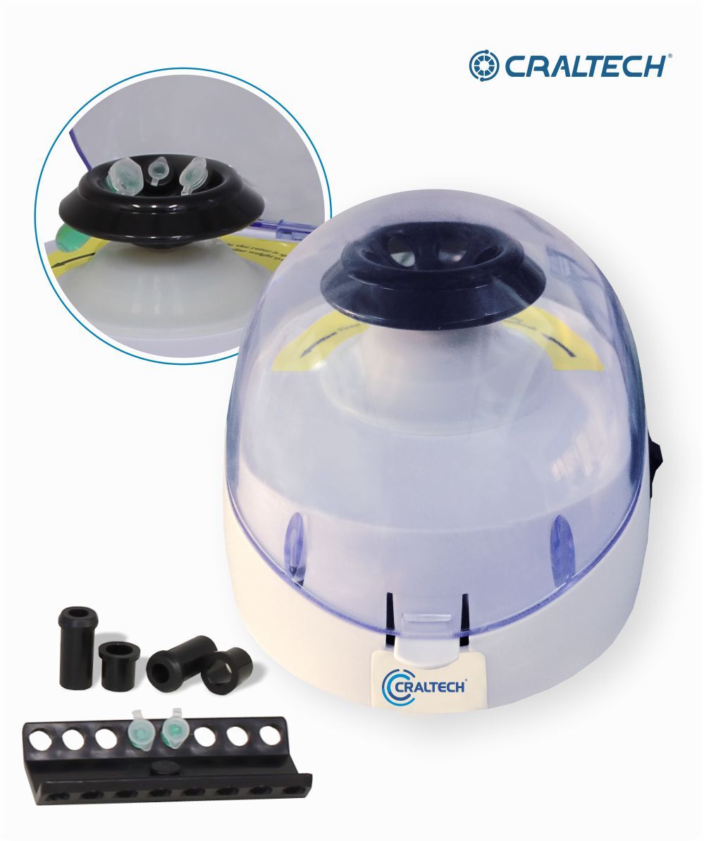 Centrífuga para microtubos de 0,2 - 0,5 - 1,5 - 2,0mL