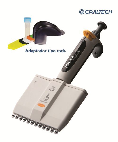 Micropipeta premium multicanal 12 canais 20 - 200µl