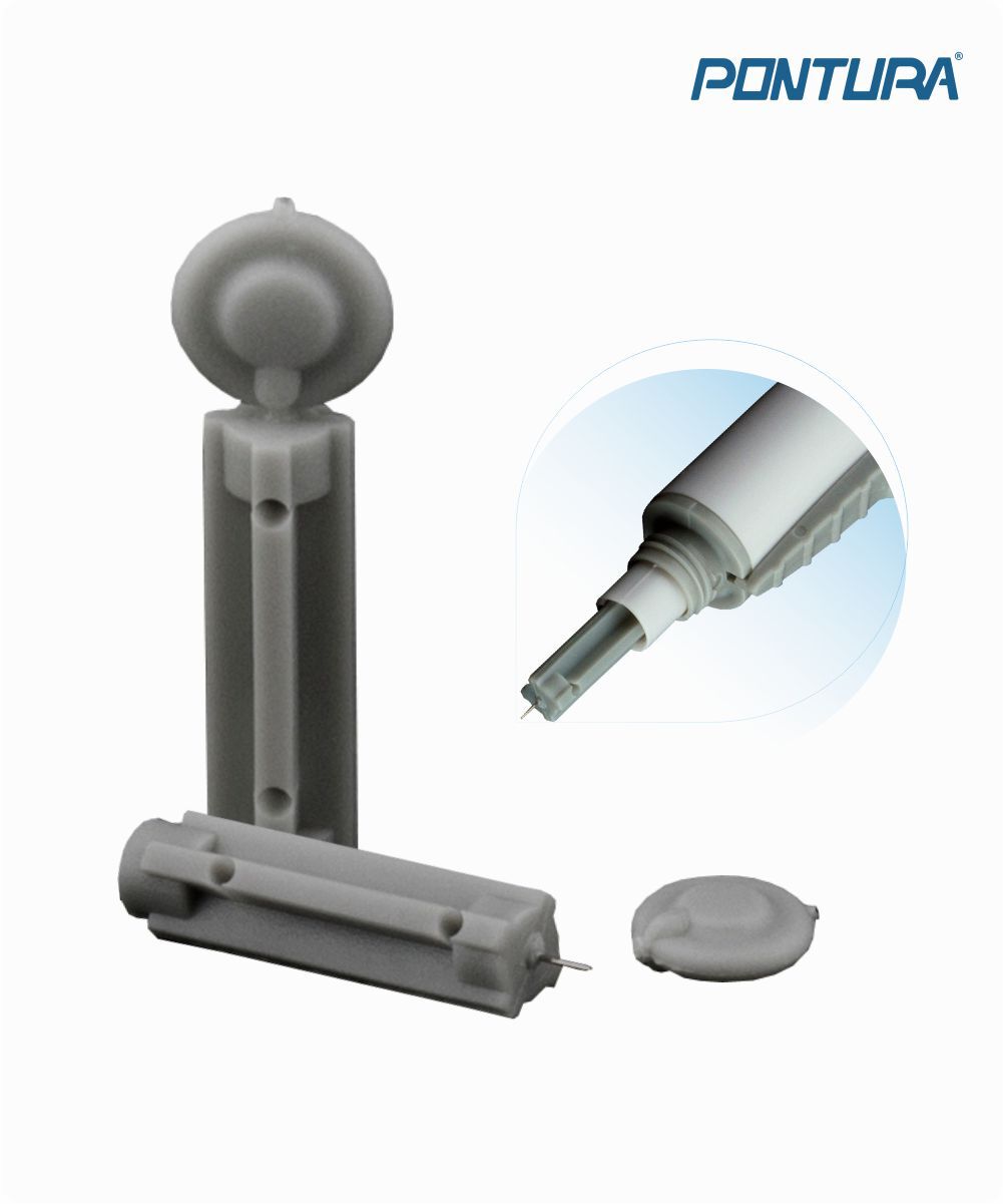 Lanceta descartável para lancetador calibre 28G