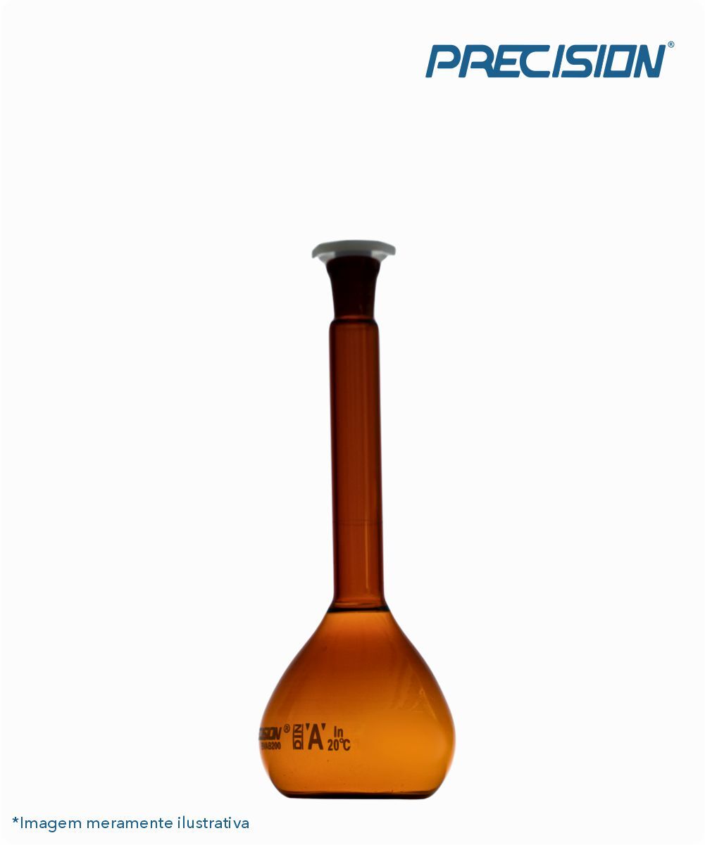 Balao volumétrico classe a - âmbar    10mL