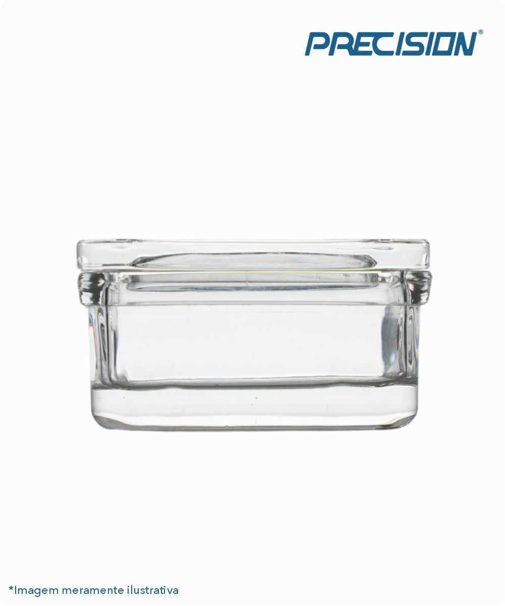 Cuba para coloração com tampa 10 lâminas