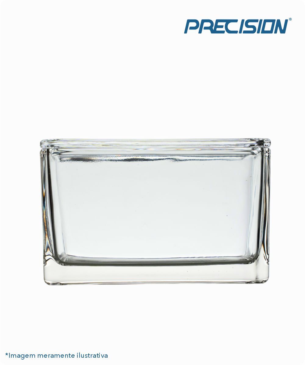 Cuba para coloração com tampa 60 lâminas