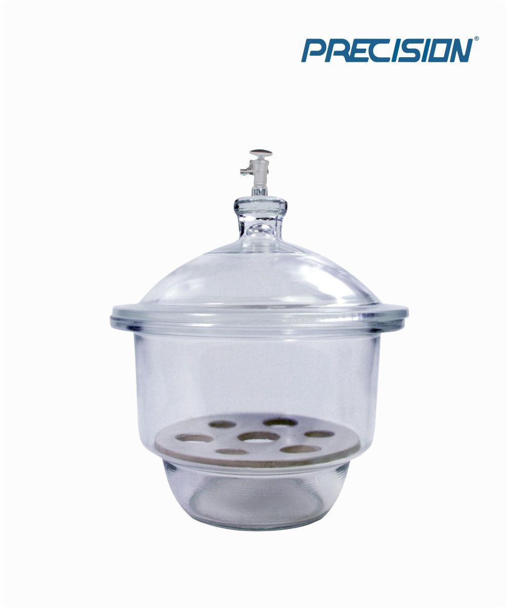 Dessecador de vidro  com tampa 150mm