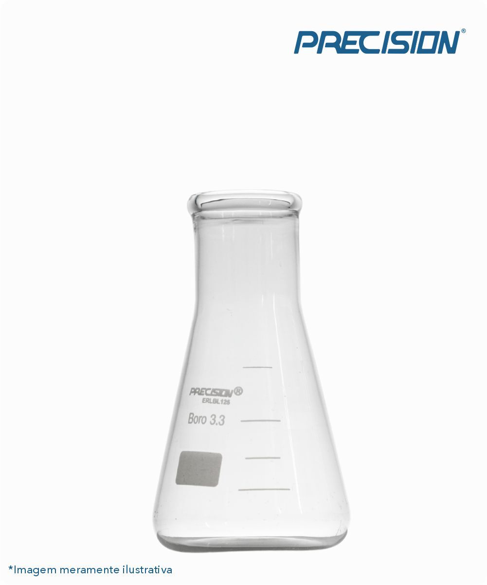 Frasco Erlenmeyer boca estreita  25mL