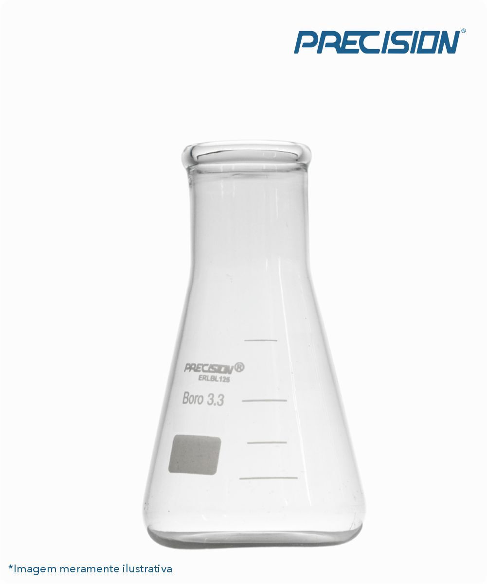 Frasco Erlenmeyer boca estreita  250mL