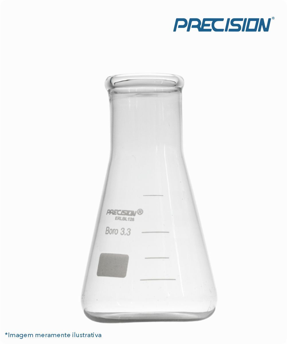 Frasco Erlenmeyer boca estreita  500mL