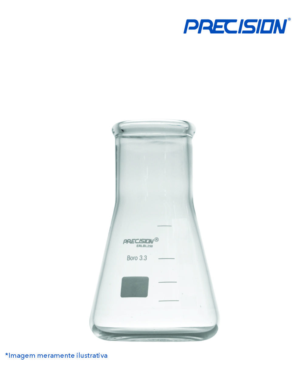 Frasco Erlenmeyer boca larga  50mL