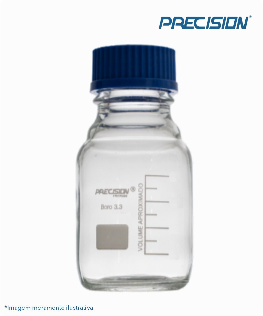 Frasco reagente  incolor com tampa azul 10.000mL
