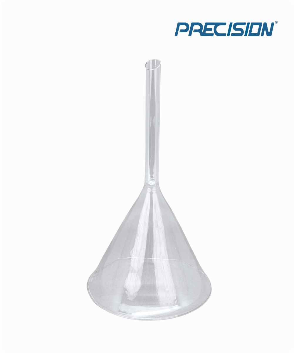 Funil analítico haste curta diâmetro 150mm / 500mL