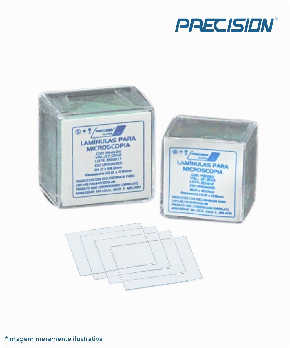 Lâminula de vidro 24mmx32mm