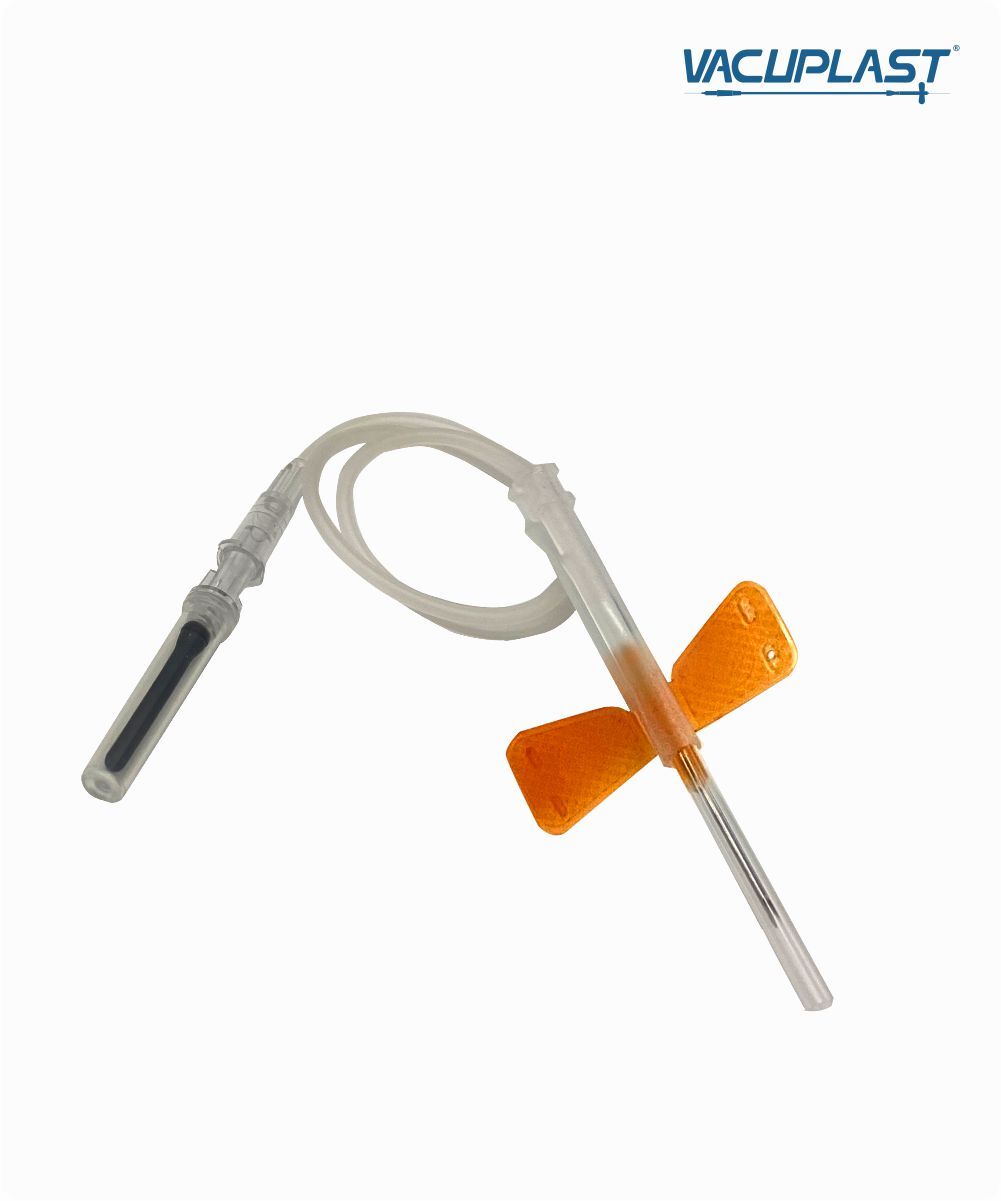 Escalpe de segurança para coleta de sangue a vácuo 25G